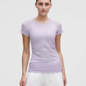 Lululemon Swiftly pointelle short sleeve hip length